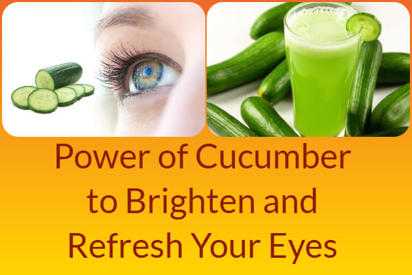 Brighten and Refresh Your Eyes with the Healing Power of Cucumber